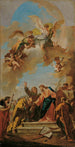 La Remise des clés à Pierre - Giovanni Battista Pittoni — Ansicht des Kunstwerks