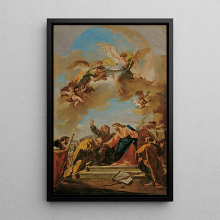 Giovanni Battista Pittoni - Die Schlsselbergabe an Petrus.webp