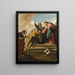 Der Christus und St. Peter - Giovanni Battista Pittoni — gerahmtes Bild an der Wand