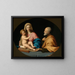La Sainte Famille - Giovanni Battista Salvi da Sassoferrato — gerahmtes Bild an der Wand