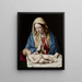 Marie verehrt das Kind - Giovanni Battista Salvi da Sassoferrato — gerahmtes Bild an der Wand