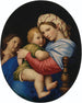 Die Jungfrau mit dem Kind und dem kleinen Johannes dem Täufer - Giovanni Battista Salvi da Sassoferrato — Ansicht des Kunstwerks