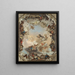 Allegorie der Planeten und Kontinente - Giovanni Battista Tiepolo — gerahmtes Bild an der Wand