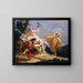 Apollon verfolgt Daphne - Giovanni Battista Tiepolo — gerahmtes Bild an der Wand