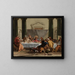 Das letzte Abendmahl - Giovanni Battista Tiepolo — gerahmtes Bild an der Wand