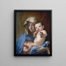 La Madone au Chardonneret - Giovanni Battista Tiepolo — gerahmtes Bild an der Wand