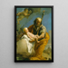 Saint Joseph und das Jesuskind - Giovanni Battista Tiepolo — gerahmtes Bild an der Wand