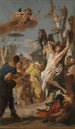 Studie für Das Martyrium des heiligen Sebastian für das augustinische Kloster in Diessen, Deutschland - Giovanni Battista Tiepolo — Ansicht des Kunstwerks