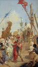 La Rencontre d'Antoine et Cléopâtre - Giovanni Battista Tiepolo — Ansicht des Kunstwerks