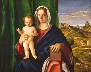 Jungfrau mit Kind - Giovanni Bellini — Ansicht des Kunstwerks