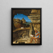Lesung des heiligen Hieronymus - Giovanni Bellini — gerahmtes Bild an der Wand