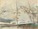 Herbstlandschaft mit Bäumen - Giovanni Boldini — Ansicht des Kunstwerks
