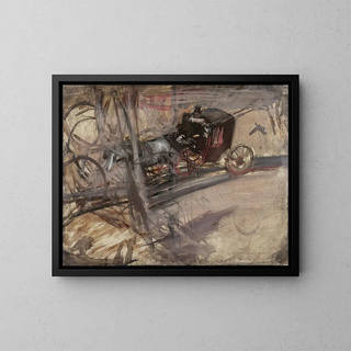 Der Kutscher - Giovanni Boldini — gerahmtes Bild an der Wand