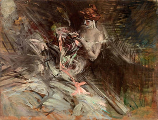 Die Ballkleid - Giovanni Boldini — Ansicht des Kunstwerks