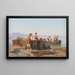 Fischer in der Bucht von Neapel - Giovanni della Rocca — gerahmtes Bild an der Wand