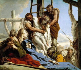 Der Kreuzabnahme - Giovanni Domenico Tiepolo — Ansicht des Kunstwerks