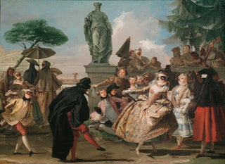 Le Menuet - Giovanni Domenico Tiepolo — Ansicht des Kunstwerks