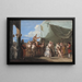 Der Triumph von Pulcinella - Giovanni Domenico Tiepolo — gerahmtes Bild an der Wand