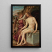 Der auferstandene Christus mit einem Engel - Giovanni Francesco Maineri — gerahmtes Bild an der Wand