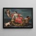 Der Triumph der Galatea - Giovanni Francesco Romanelli — gerahmtes Bild an der Wand