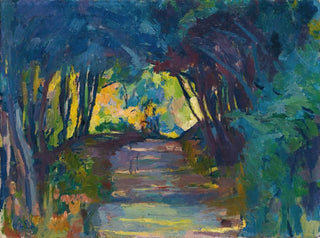 Weg im Wald - Giovanni Giacometti — Ansicht des Kunstwerks