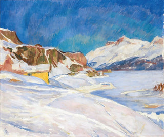 Winterlandschaft bei Capolago - Giovanni Giacometti — Ansicht des Kunstwerks