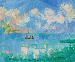 Die Fischer - Giovanni Giacometti — Ansicht des Kunstwerks
