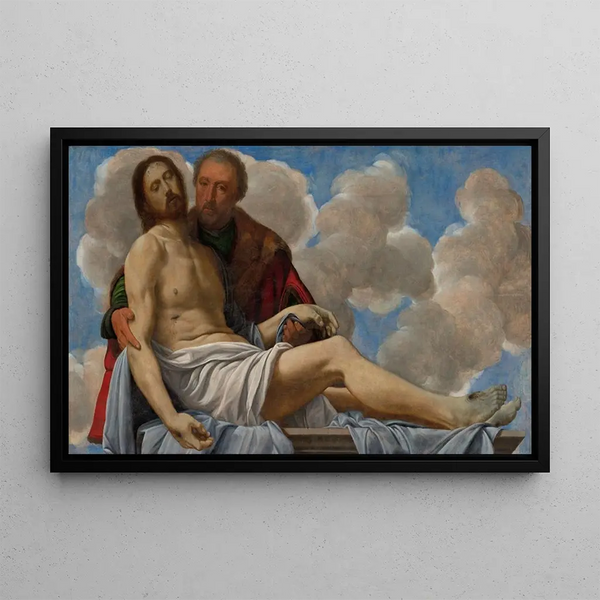 Giovanni Girolamo Savoldo - Christ with Joseph of Arimathea.webp