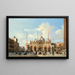 Ansicht des Platzes Saint-Marc - Giovanni Grubacs — gerahmtes Bild an der Wand
