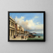 Venedig, Blick auf die Riva degli Schiavoni mit dem Dogenpalast - Giovanni Grubacs — gerahmtes Bild an der Wand
