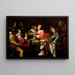 La Mort vient à la table du banquet Memento Mori - Giovanni Martinelli — gerahmtes Bild an der Wand