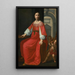 Sainte Cécile mit zwei Engeln - Giovanni Martinelli — gerahmtes Bild an der Wand