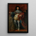 Portrait de Charles-Emmanuel II - Giovanni Panealbo — gerahmtes Bild an der Wand