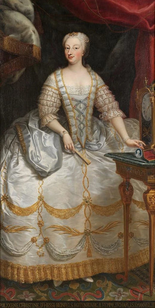 Giovanni Panealbo - Portait of Polissena of HesseRotenburg 17061735.webp