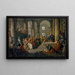 Die Griechen bei den Ärzten - Giovanni Paolo Panini — gerahmtes Bild an der Wand