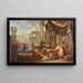 Die Berufung des heiligen Matthäus - Giovanni Paolo Panini — gerahmtes Bild an der Wand