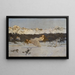 Der Straf der Wollust - Giovanni Segantini — gerahmtes Bild an der Wand