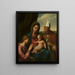 Hochzeitsmystik der heiligen Katharina - Giovanni da Udine — gerahmtes Bild an der Wand