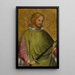 Saint Martin mit seinem Schwert - Giovanni di Bartolomeo Cristiani — gerahmtes Bild an der Wand