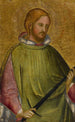 Saint Martin mit seinem Schwert - Giovanni di Bartolomeo Cristiani — Ansicht des Kunstwerks