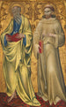 Heilige Matthäus und Franziskus - Giovanni di Paolo — Ansicht des Kunstwerks