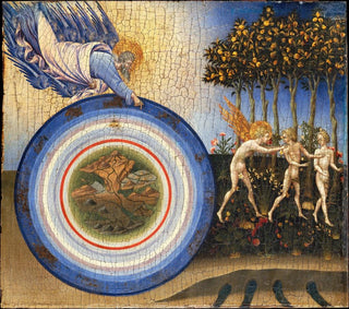 Die Schöpfung der Welt und die Vertreibung aus dem Paradies - Giovanni di Paolo — Ansicht des Kunstwerks
