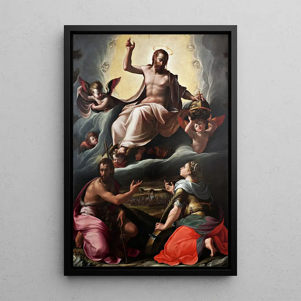 Pala Lioni - Girolamo Macchietti — gerahmtes Bild an der Wand