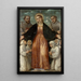 Das Marienbild der Barmherzigkeit - Girolamo Romanino — gerahmtes Bild an der Wand