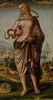 Cleopatra und die Aspis - Girolamo di Benvenuto — Ansicht des Kunstwerks
