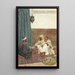 Eine Partie Tavli - Giulio Rosati — gerahmtes Bild an der Wand