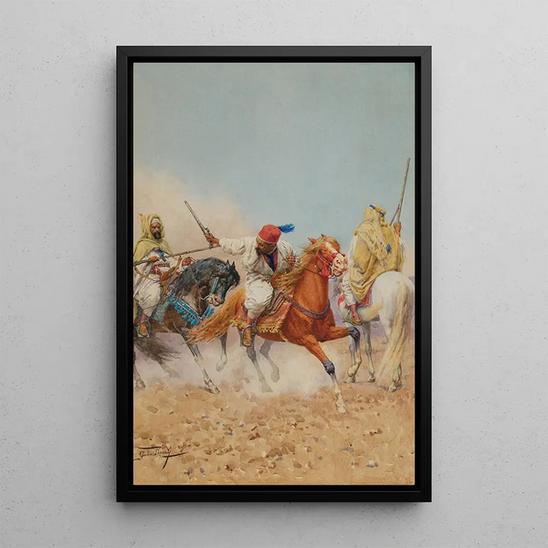 Die Ladung - Giulio Rosati — gerahmtes Bild an der Wand