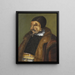 L'avocat - Giuseppe Arcimboldo — gerahmtes Bild an der Wand