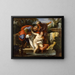 Suzanne und die alten Männer - Giuseppe Bartolomeo Chiari — gerahmtes Bild an der Wand