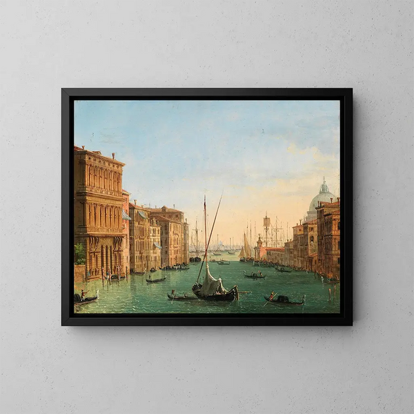 Venedig, der Große Kanal - Giuseppe Borsato — gerahmtes Bild an der Wand